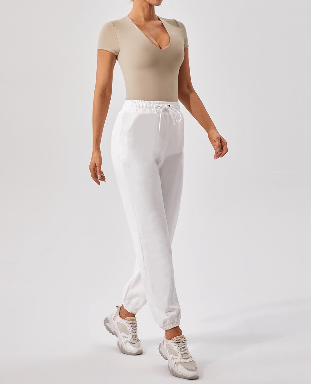 VELLURA™ V-NECK THONG BODYSUIT
