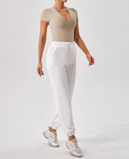 VELLURA™ V-NECK THONG BODYSUIT