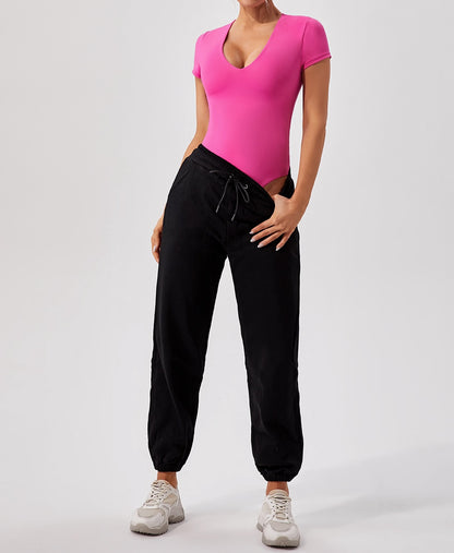 VELLURA™ V-NECK THONG BODYSUIT